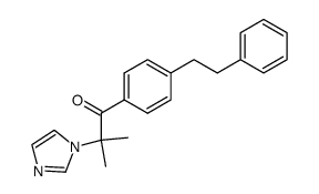 2-(1H-imidazol-1-yl)-2-methyl-1-(4-phenethylphenyl)propan-1-one Structure