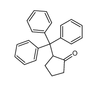 2-Triphenylmethylcyclopentanon Structure
