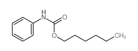 Carbamicacid, N-phenyl-, hexyl ester Structure