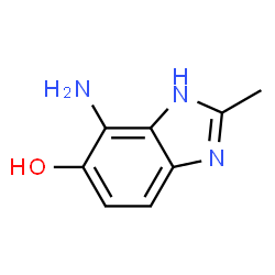 1H-Benzimidazol-5-ol,4-amino-2-methyl- (9CI) Structure