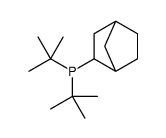 DI-TERT-BUTYL-2-NORBORNYLPHOSPHINE结构式
