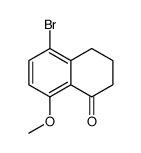 5-bromo-8-Methoxy-3,4-dihydronaphthalen-1(2H)-one Structure