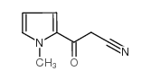 3-(1-Methyl-1H-pyrrol-2-yl)-3-oxopropanenitrile Structure