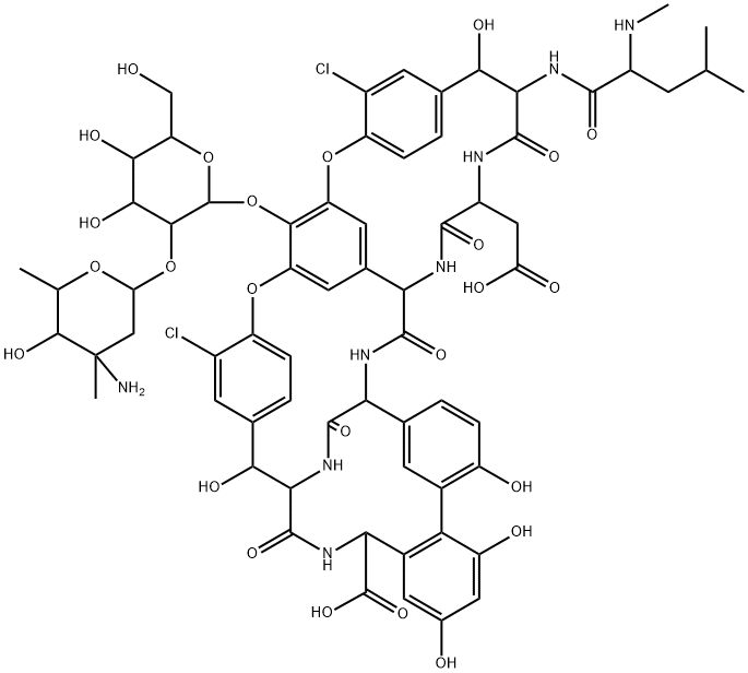 23-De(aMinocarbonyl)-23-carboxy VancoMycin图片