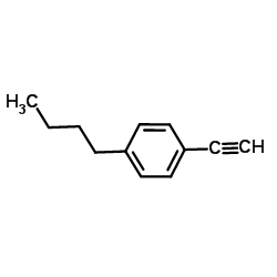 1-丁基-4-乙炔基苯结构式
