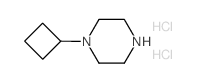 1-Cyclobutyl-piperazine dihydrochloride structure