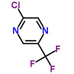 2-Chloro-5-(trifluoromethyl)pyrazine Structure