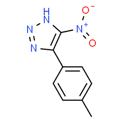 1H-1,2,3-Triazole,4-(4-methylphenyl)-5-nitro-(9CI) picture