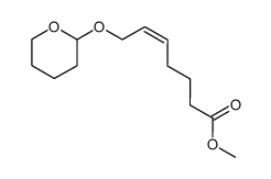 methyl (Z)-7-((tetrahydro-2H-pyran-2-yl)oxy)hept-5-enoate Structure