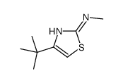 4-t-Butyl-2-(Methylamino)thiazole Structure