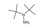 1,1-di-tert-butylhydrazine Structure