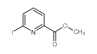 6-碘吡啶-2-甲酸甲酯结构式