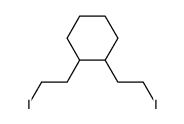 cis-1,2-bis(2-iodoethyl)cyclohexane结构式