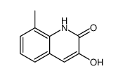 3-Hydroxy-8-Methylquinolin-2(1H)-one Structure