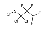 1,1-dichloro-2,2,3,3-tetrafluoropropanesulfenyl chloride结构式