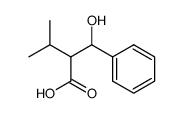 2-(α-hydroxy-benzyl)-3-methyl-butyric acid Structure