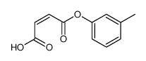 m-methylphenyl hydrogen maleate ester结构式