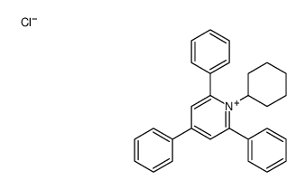 1-cyclohexyl-2,4,6-triphenylpyridin-1-ium,chloride结构式