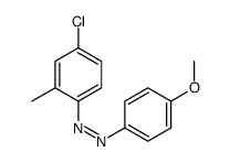 (4-chloro-2-methylphenyl)-(4-methoxyphenyl)diazene Structure