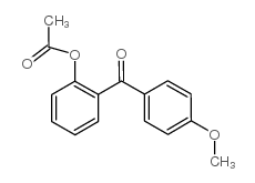 2-乙酰氧基-4’-甲氧基苯甲酮结构式