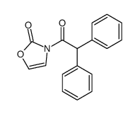 3-(2,2-diphenylacetyl)-1,3-oxazol-2-one Structure