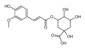 trans-Feruloyl-3-O-china-saeure Structure