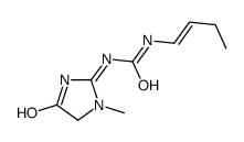 1-but-1-enyl-3-(3-methyl-5-oxo-4H-imidazol-2-yl)urea结构式