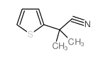 2-甲基-2-(2-噻吩)丙腈结构式