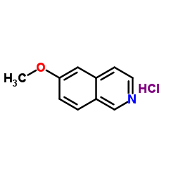 6-Methoxyisoquinoline hydrochloride (1:1) structure