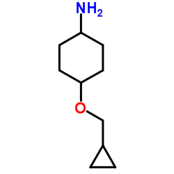 4-(Cyclopropylmethoxy)cyclohexanamine Structure