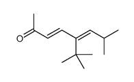 5-tert-butyl-7-methylocta-3,5-dien-2-one Structure