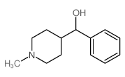 4-Piperidinemethanol,1-methyl-a-phenyl-结构式
