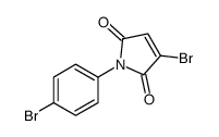 3-bromo-1-(4-bromophenyl)pyrrole-2,5-dione Structure