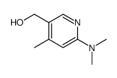 3-Pyridinemethanol, 6-(dimethylamino)-4-methyl Structure