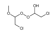 2-chloro-1-(2-chloro-1-methoxyethyl)peroxyethanol Structure