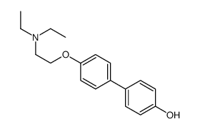 4'-[2-(Diethylamino)ethoxy]-4-biphenylol Structure