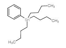 Tri-n-butylphenyltin Structure