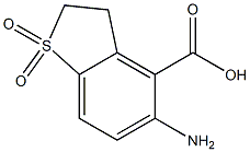 5-amino-2,3-dihydrobenzo[b]thiophene-4-carboxylic acid 1,1-dioxide Structure
