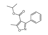 propan-2-yl 5-methyl-3-phenyl-1,2-oxazole-4-carboxylate Structure