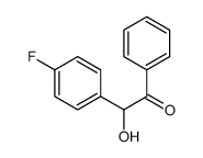 2-(4-fluorophenyl)-2-hydroxy-1-phenylethanone结构式