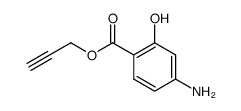 4-amino-2-hydroxy-benzoic acid prop-2-ynyl ester Structure