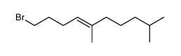 1-bromo-5,9-dimethyl-dec-4-ene Structure