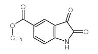 5-carboxyisatin methyl ester structure