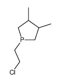 1-(2-chloroethyl)-3,4-dimethylphospholane结构式