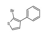 2-bromo-3-phenylthiophene Structure