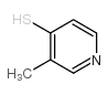 3-甲基-4-吡啶硫醇结构式