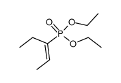 O,O-diethyl ethyl-1 propenyl-1,2 phosphonate结构式