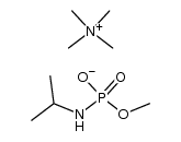 tetramethylammonium methyl isopropylphosphoramidate Structure