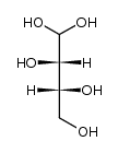 D-(-)-threose hydrate Structure