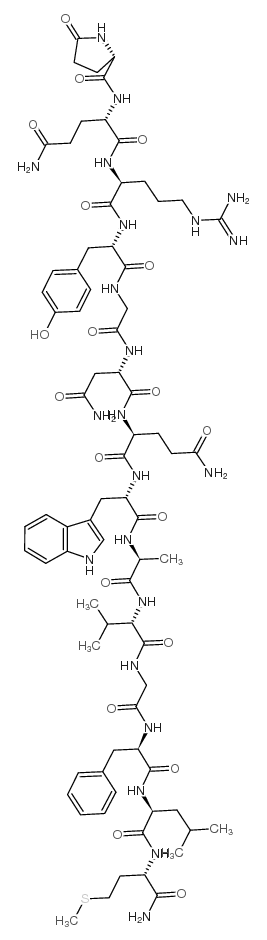 (TYR4,D-PHE12)-BOMBESIN结构式